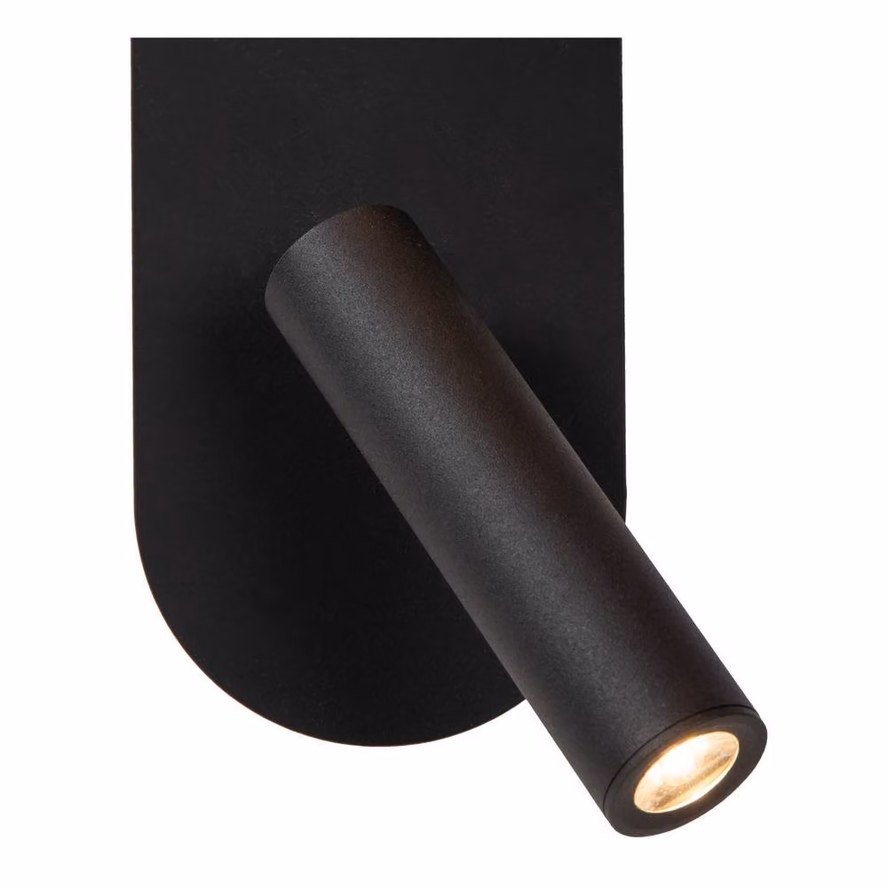 Lucide Kelly LED Wall Light and Bedside Lamp in Black – 4