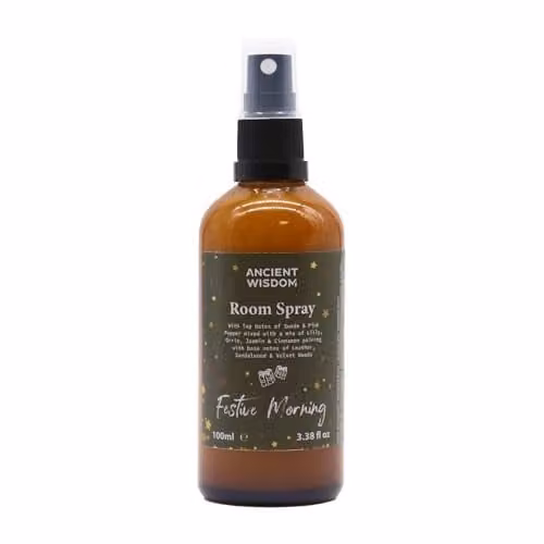 Ancient Wisdom Christmas Fragrance Spray for Home and Pillows, 100 ml, Green and Brown – 1