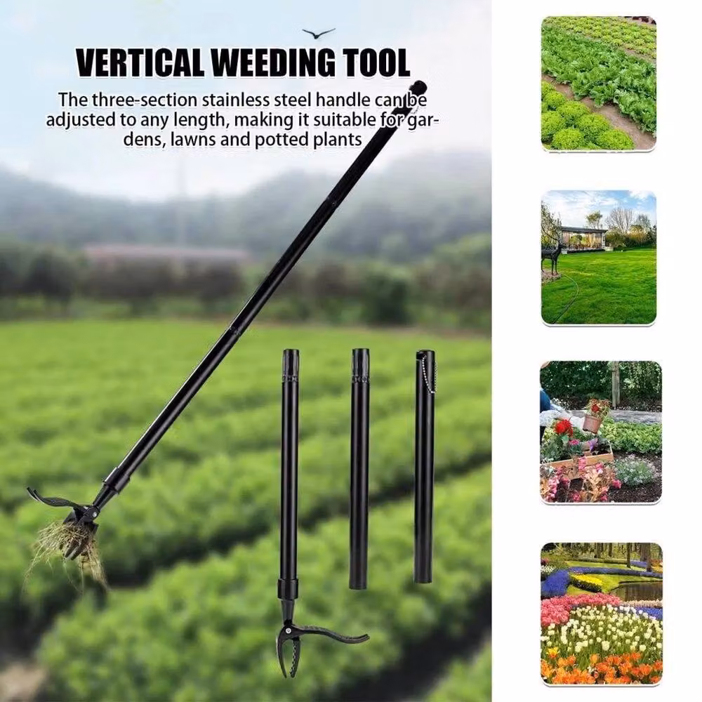 Nordara Manual Stand Up Weed Puller Claw Root Remover in Black – 5