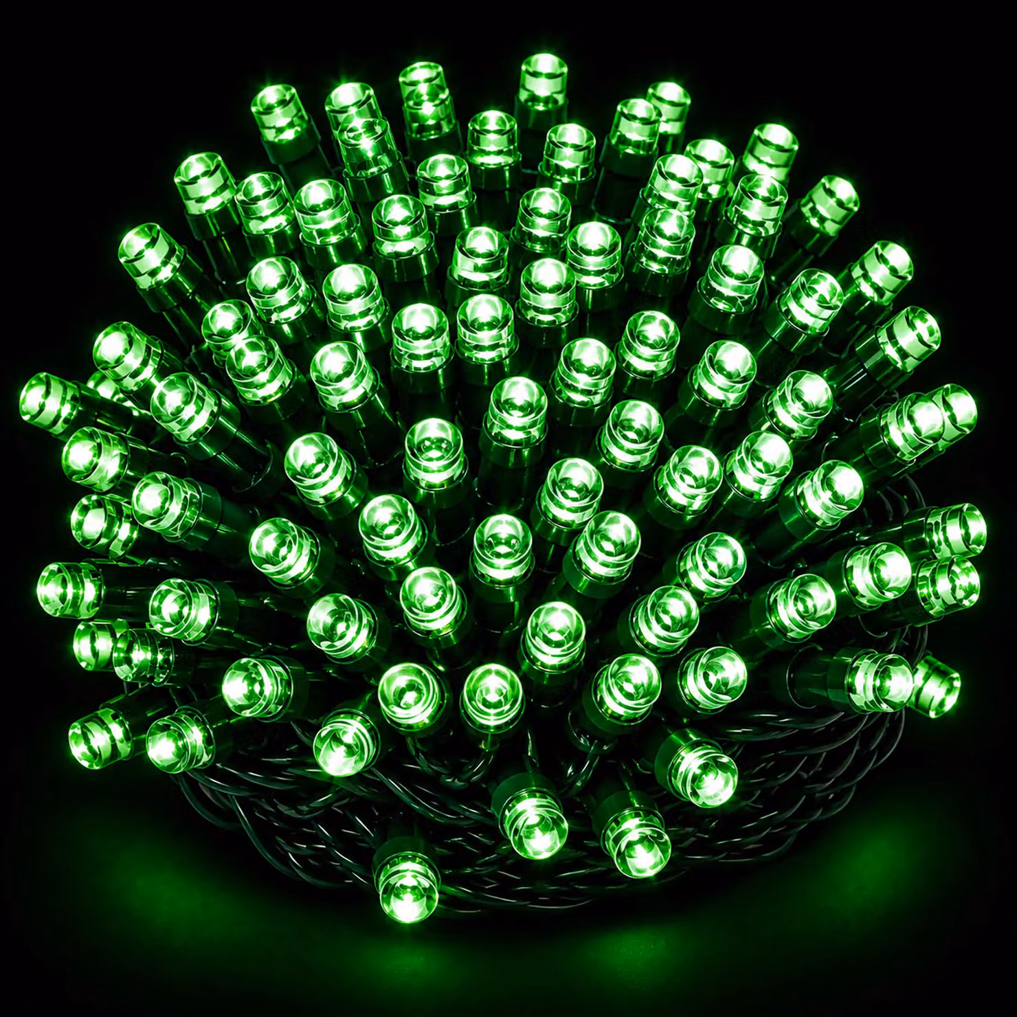 Simpa 200 LED Multi-Action Battery Operated String Lights in Green – 2