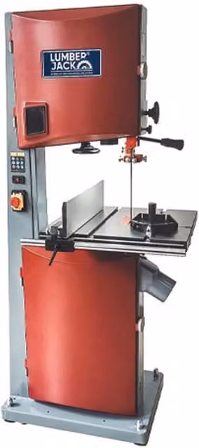 Lumberjack 16 inch Professional Floorstanding Bandsaw with Wheel Kit in Red – 1