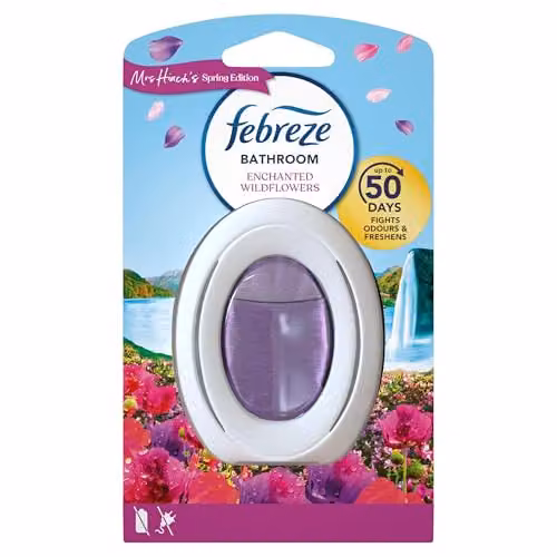 Febreze Mrs Hinch Enchanted Wildflowers Bathroom Air Freshener, Multicolour, 1 Count