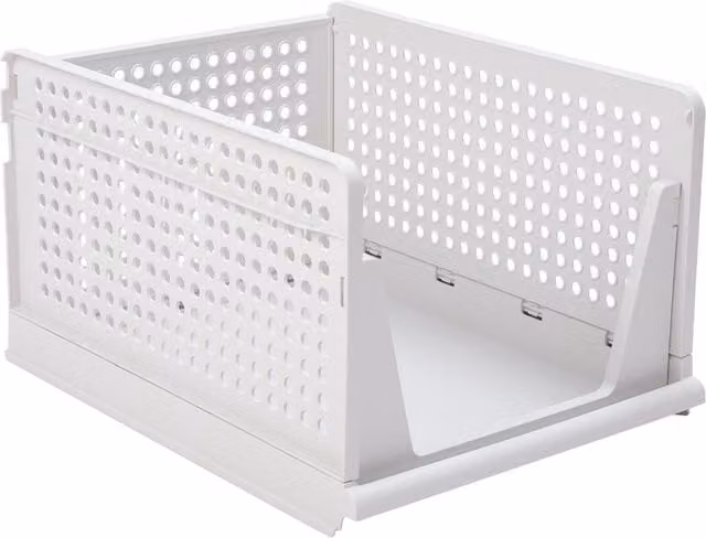 Lifeideas 4 Piece Stackable Plastic Organiser Drawers Set in White