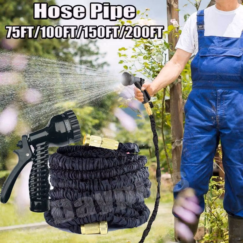 FLAVORA Black 22.5m Expanding Garden Hose – 4