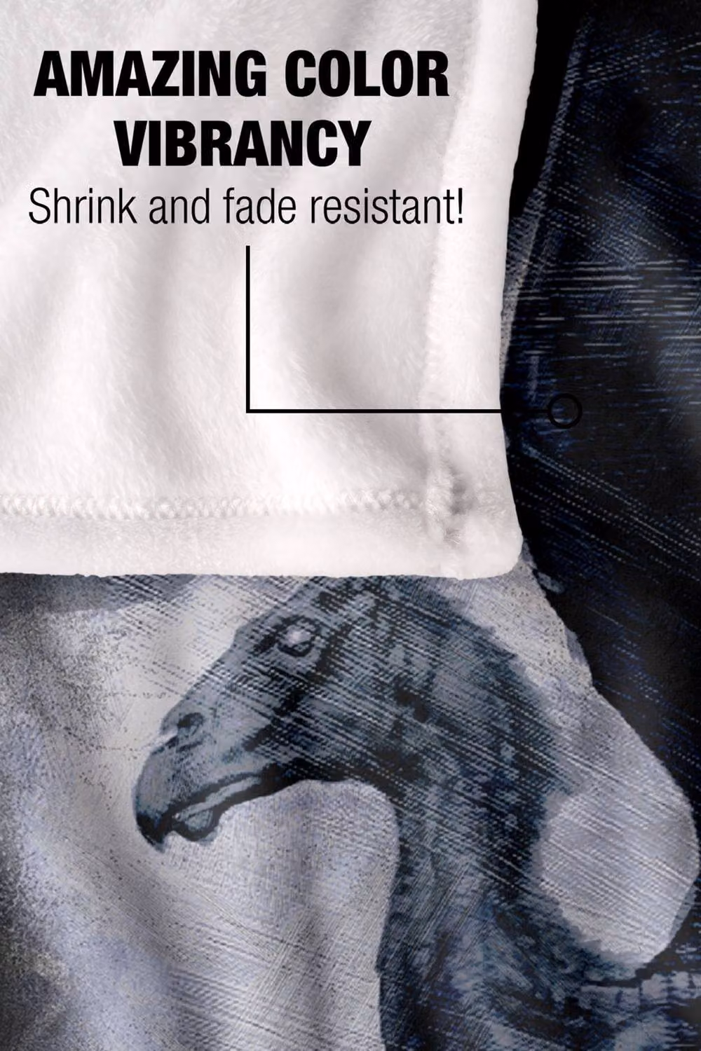 LOGOVISION Harry Potter Thestral Painting Super Soft Fleece Throw Blanket, Multicolour, W: 127 cm x L: 152.4 cm – 8