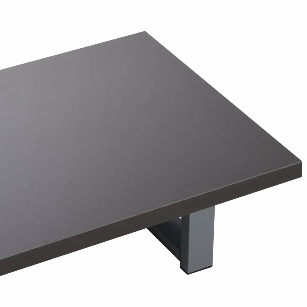 Berkfield Home Wall Mounted Bathroom Basin Shelf in Grey, W: 60 cm, D: 40 cm, H: 16.3 cm – 3