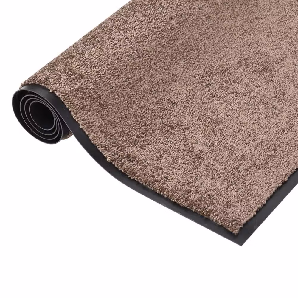 Berkfield Home Traffic Non-Slip Doormat, Brown, W: 60 cm, D: 40 cm – 4