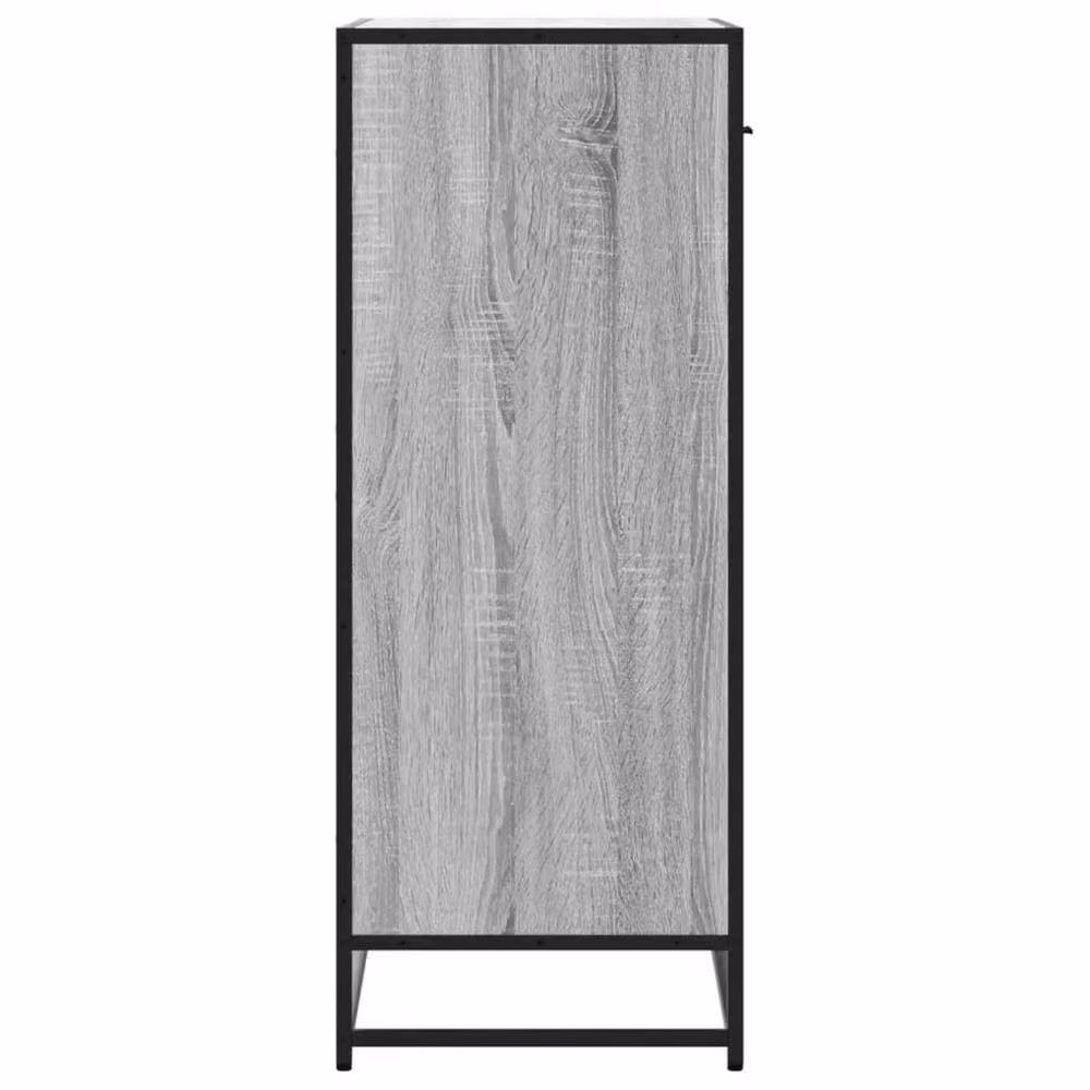 Berkfield Home Grey Sonoma Shoe Cabinet with Metal Accents, W/D/H: 75 x 38 x 97.5 cm – 4