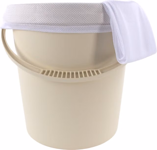 Junior Joy Nappy Pail with 2 Washable Mesh Bags in Beige