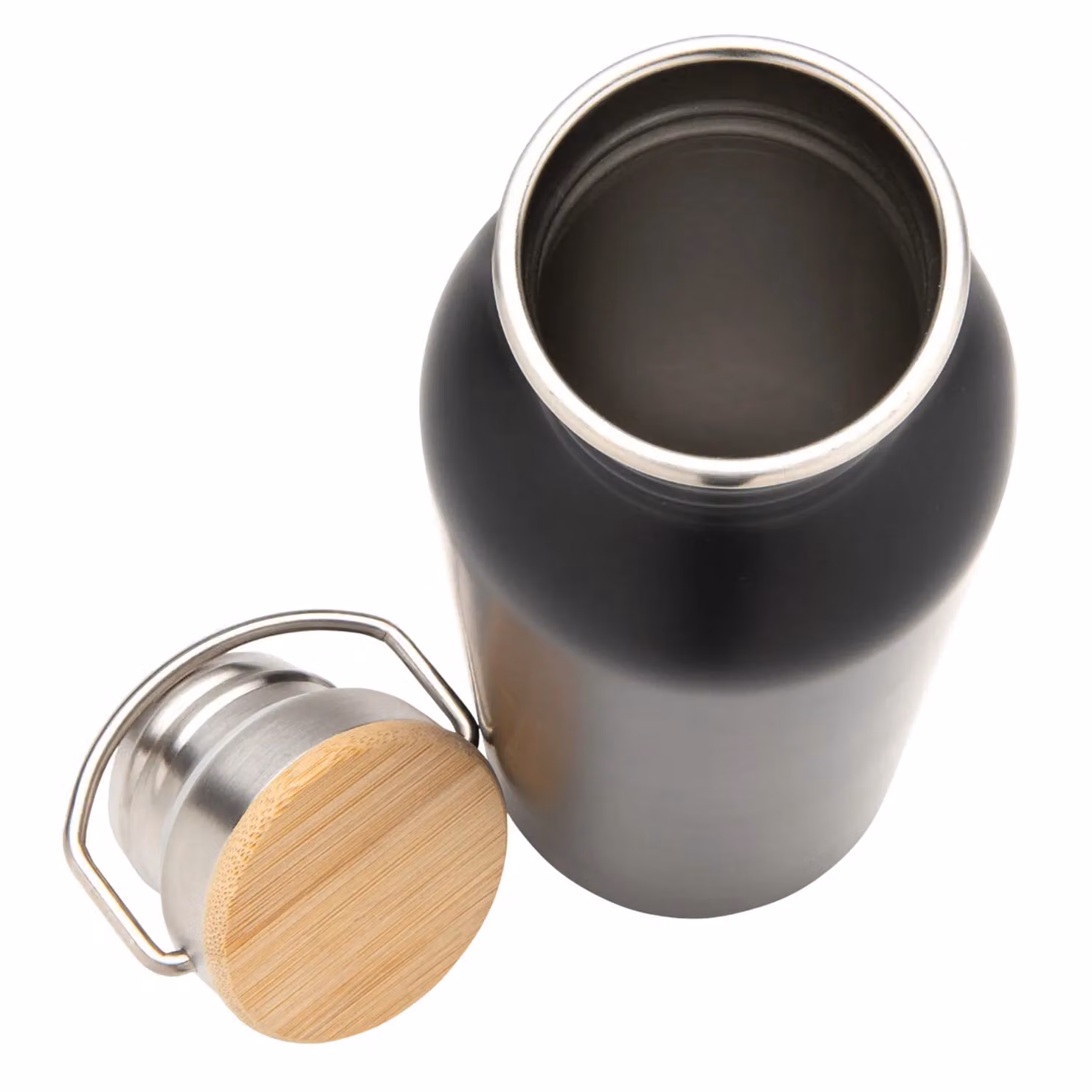 XD Design Modern Stainless Steel Bottle, Black, 710ml – 2