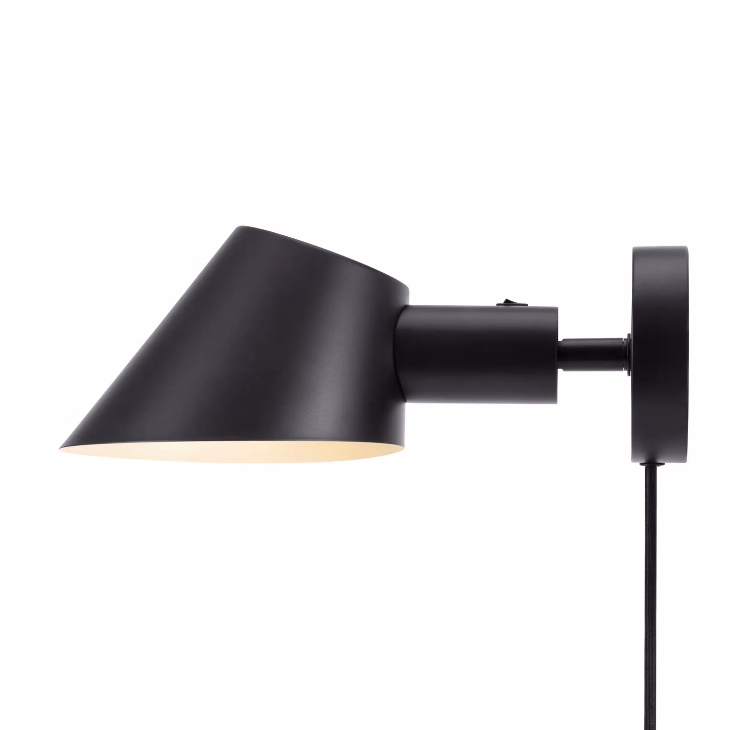 Nordlux Stay Modern Up and Down Wall Light in Black Metal for Kitchen and Bedroom, E27 Mains Powered – 2