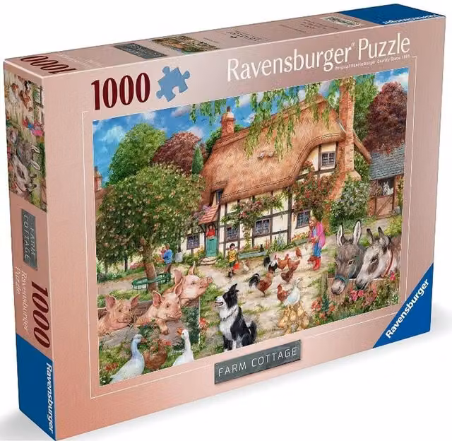 Ravensburger 1000 Piece Jigsaw Puzzle in Multicolour and White