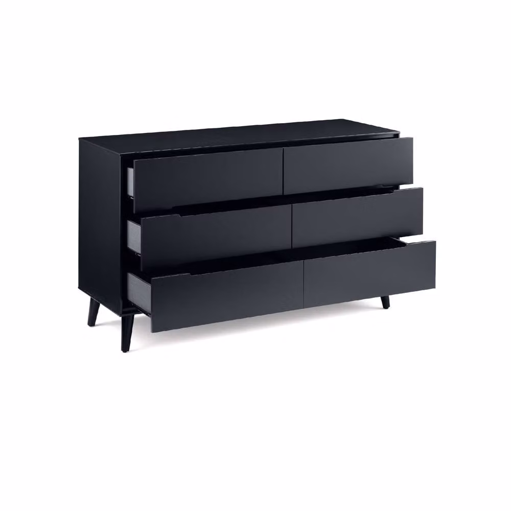 Cheshire Premium Elara 6 Drawer Wide Chest in Anthracite Grey – 2