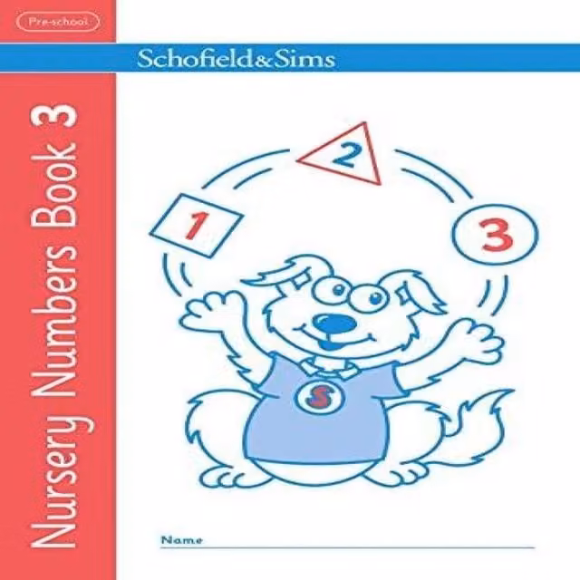 Sally Johnson Nursery Numbers Book 3 Multicolour Paperback