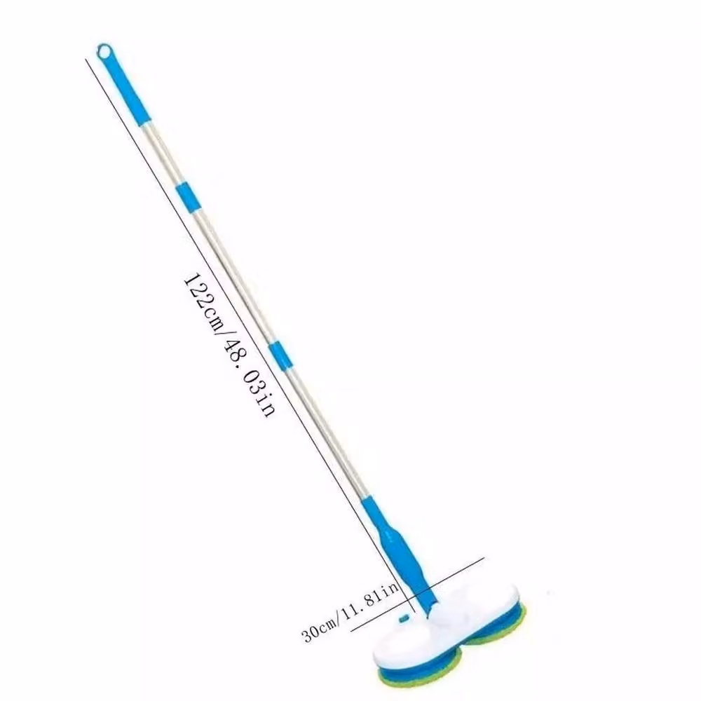NESTLUNE Fantastic Floating Mop, Rechargeable Motorised Spin in Blue, W: 122 cm, D: 15 cm, H: 15 cm – 2