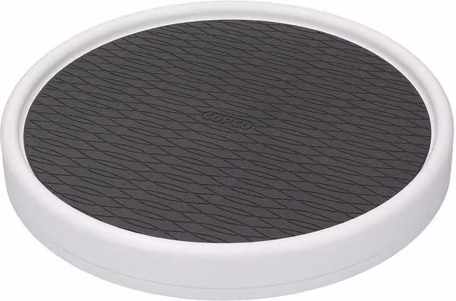 Copco White Plastic Non-Skid Lazy Susan Turntable, Diameter: 30 cm – 4