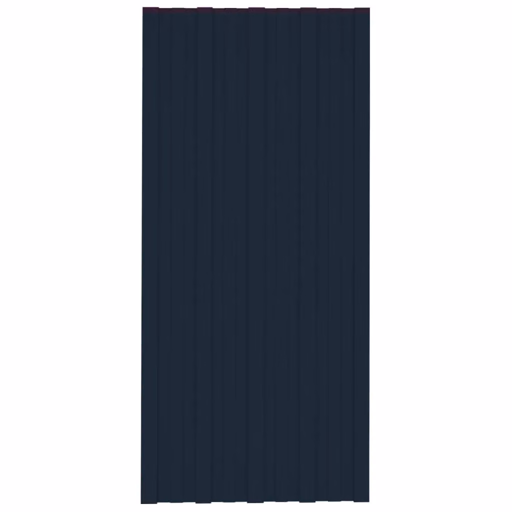 Berkfield Home 36-Piece Galvanised Steel Roof Panels in Anthracite, W: 100 cm, D: 45 cm – 2