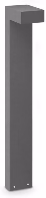 Netlighting Sirio Outdoor LED Bollard, Grey, Height: 80 cm