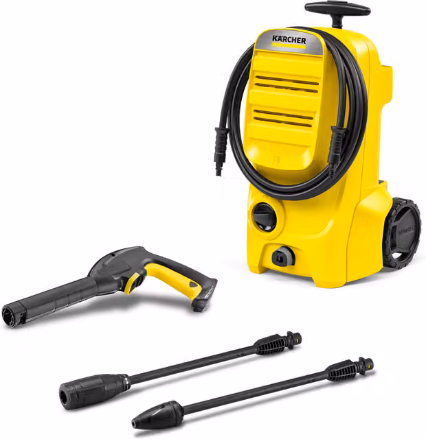 Kärcher K3 Classic Pressure Washer in Yellow with Aluminium and Plastic Components