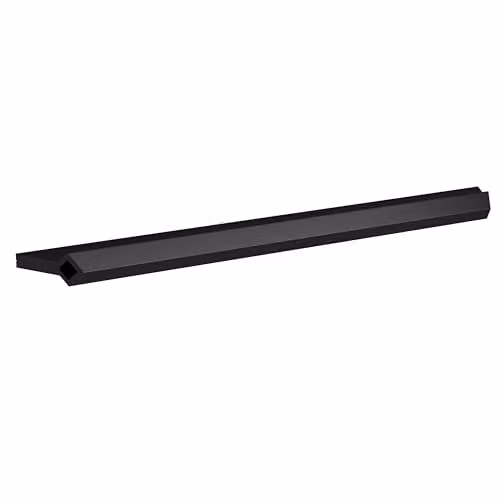 Balterley Diamond Profile Kitchen and Bathroom Cabinet Bar Handle, Matt Black, W/D/H: 24.0 x 3.0 x 1.4 cm, 224mm Centres