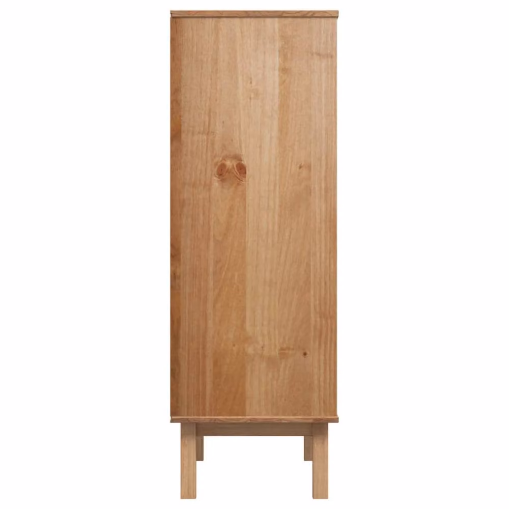 Berkfield Home OTTA Highboard in Brown Solid Wood Pine, W/D/H: 85 x 43 x 125 cm – 3
