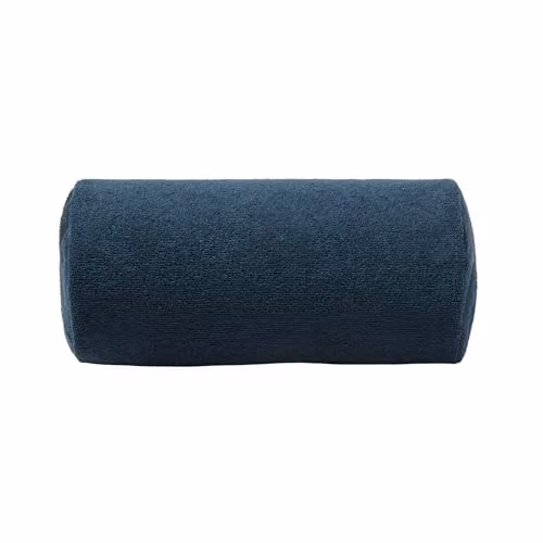 OHS Inflatable Bolster Pillow with Microfibre Cover for Neck and Back Support in Blue – 1