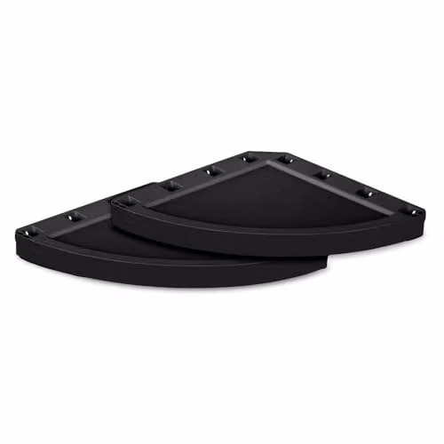 Rowlinson Suncast Corner Shelving Set for Tremont Shed, Black, Pack of 2, W/D/H: 40 x 38 x 38 cm – 2