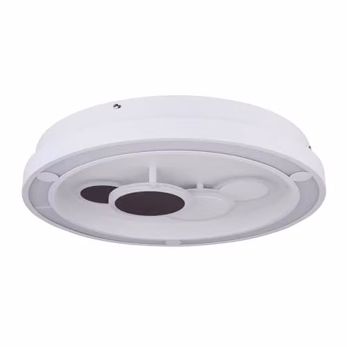 Netlighting Kolli White LED Semi Ceiling Light with Remote Control and Dimmable CCT Settings