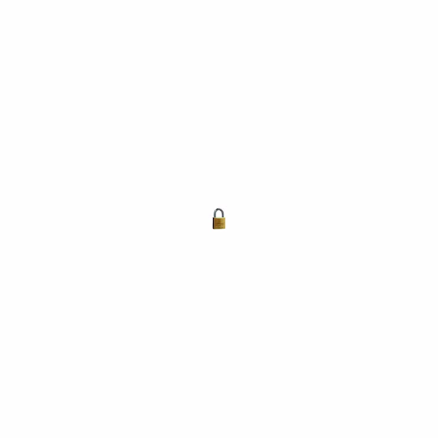 ABUS Brass Padlock with Key, Yellow/Gold, 30mm – 2