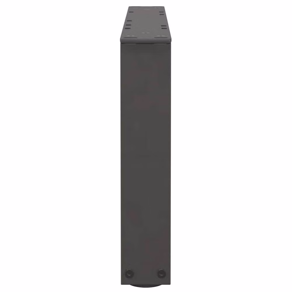 Berkfield Home Modern V-Shape Dining Table Legs, 2 Pieces, Anthracite Dark Grey, H: 60 cm, W: 30-31.3 cm – 4