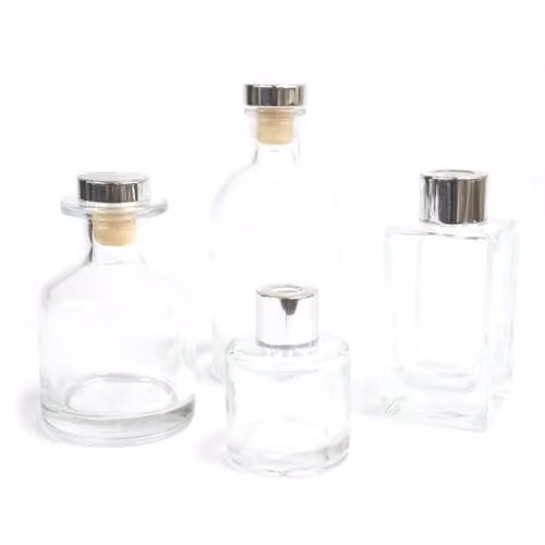 Ancient Wisdom Round Alchemist Reed Diffuser Bottle, 140ml, Transparent White
