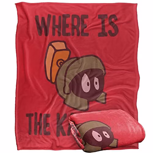 LOGOVISION Looney Tunes Super Soft Fleece Throw Blanket, Multicolour, W: 152 cm, D: 127 cm – 1