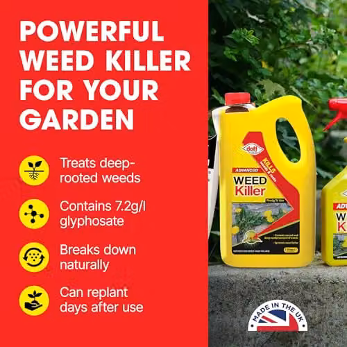 Doff Glyphosate Weedkiller RTU 3 l in Yellow – 3