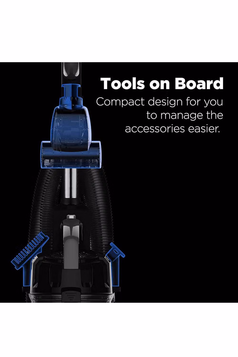 Living and Home Purple Bagless Upright Vacuum Cleaner with 4 Heads, Pet Turbo Brush and Crevice Tool – 5