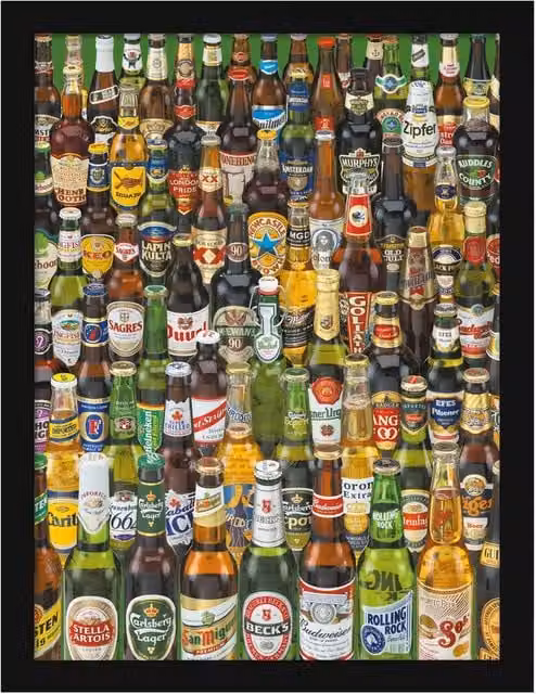 Pyramid International Multicolour Beer Bottle Framed Paper Poster