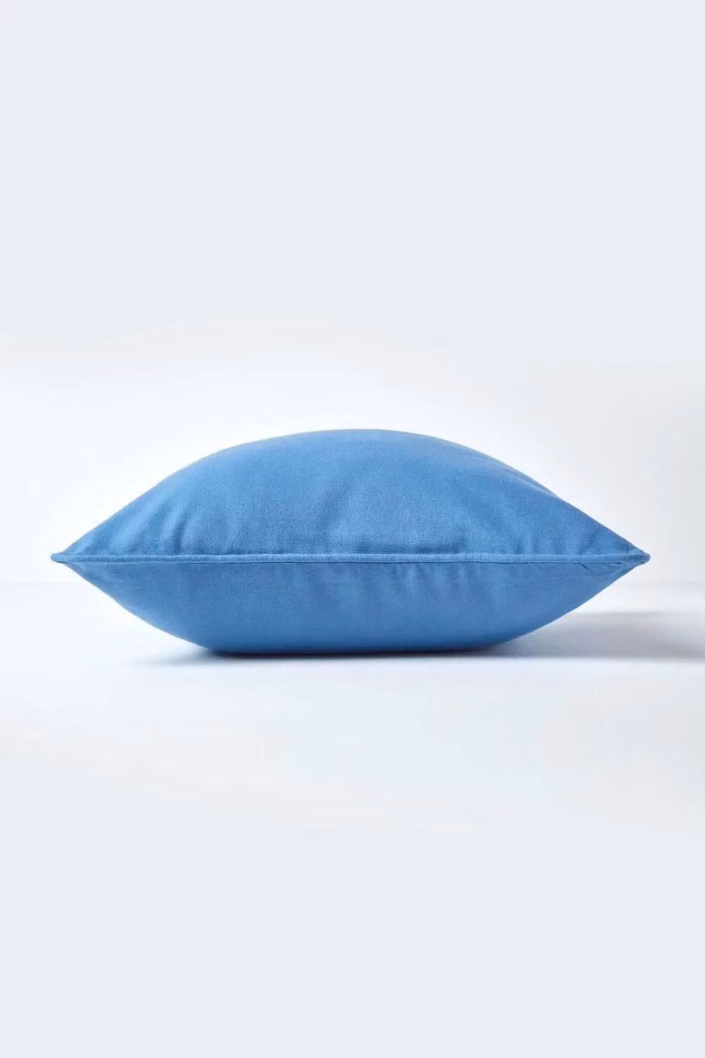 Homescapes Plain Airforce Blue Cotton Rectangular Cushion Cover W/H: 30 x 50 cm – 2