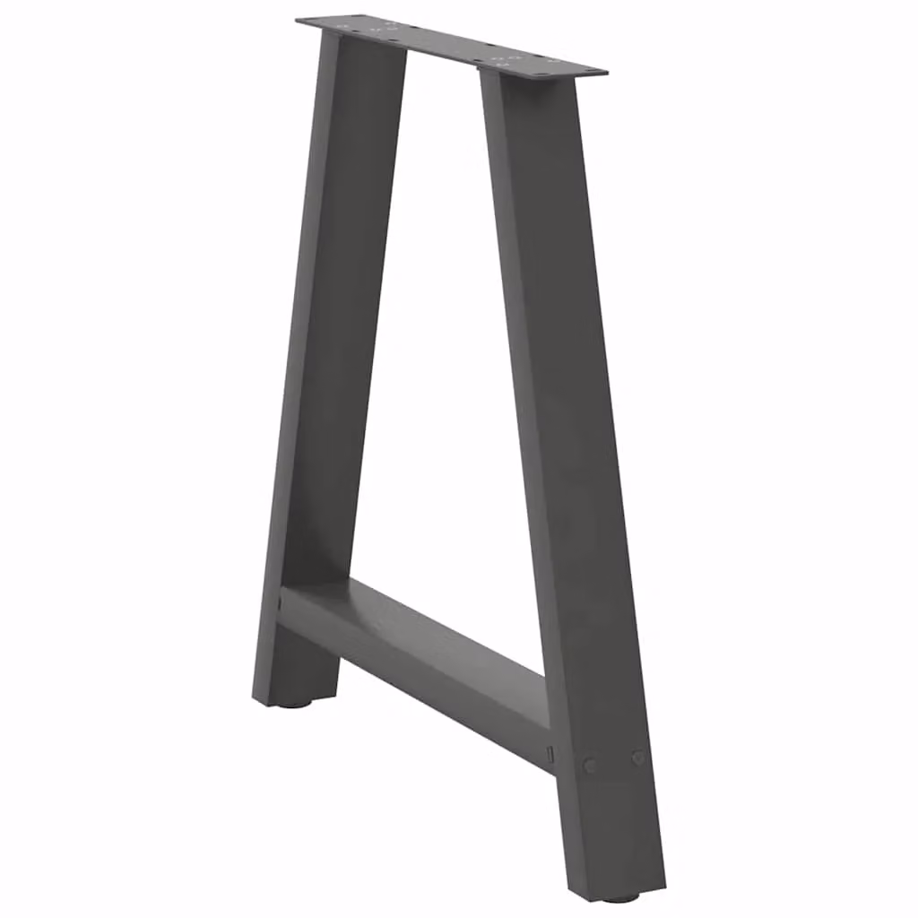 Berkfield Home A-Shaped Coffee Table Legs, 2 Pieces, Anthracite and Black Steel, H: 72-73 cm x W: 70 cm – 3