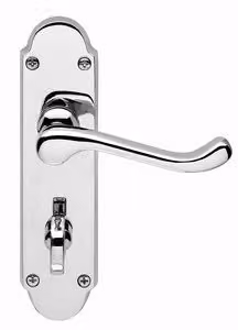 Golden Grace Victorian Scroll Bathroom Accessory in Polished Chrome, 170 x 40 mm