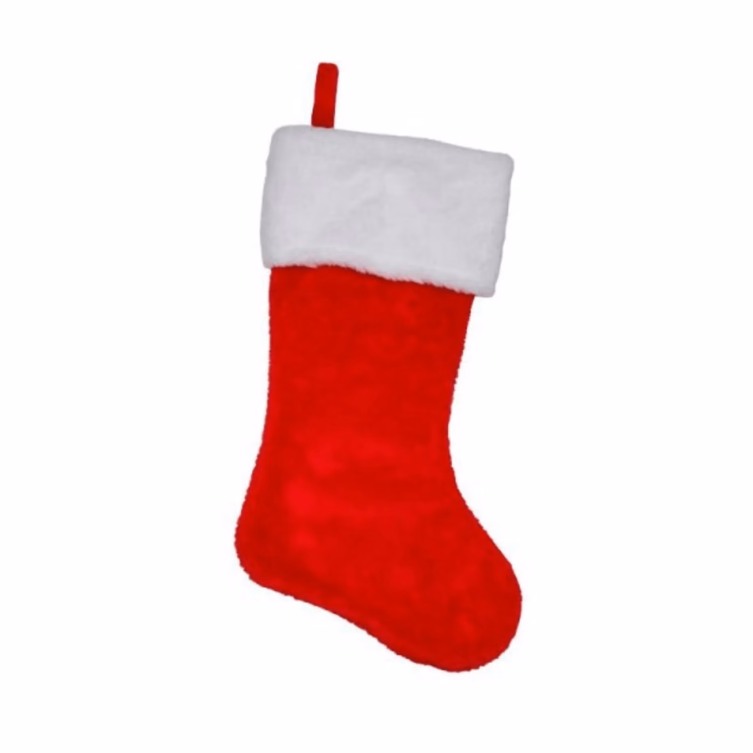 Samuel Alexander Red and White Traditional Hanging Christmas Santa Stocking, Height: 51 cm – 2