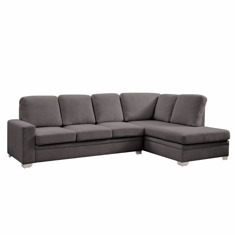 Home Detail Alcott L-Shape Corner Sofa, Right Hand Facing, Grey – 2