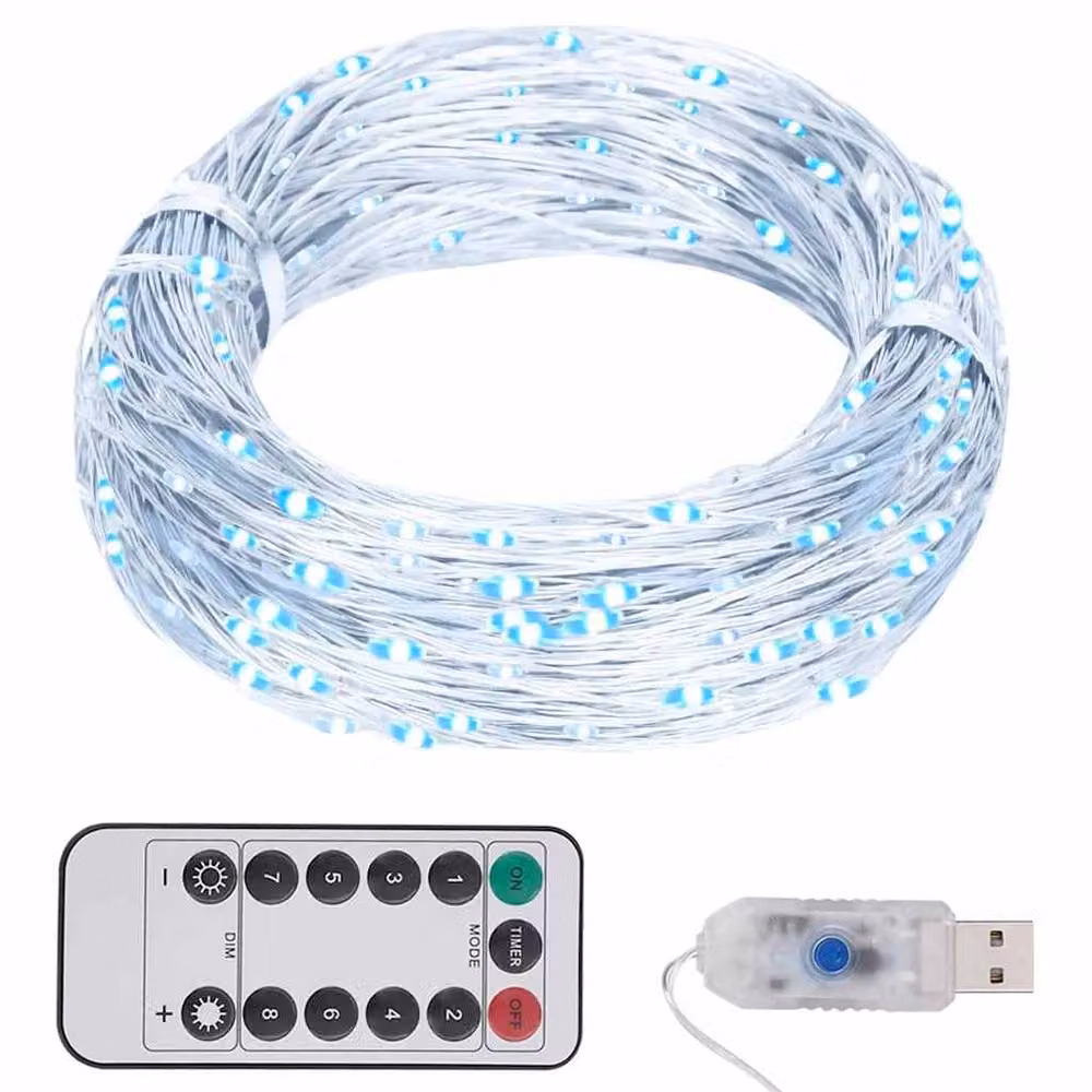 Berkfield Home LED String Light with 300 Cool White LEDs, 30 m, Copper – 2