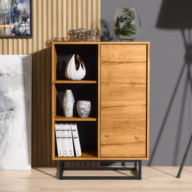 Creative Furniture Elysian Loft Sideboard in Dark Brown Oak – 1