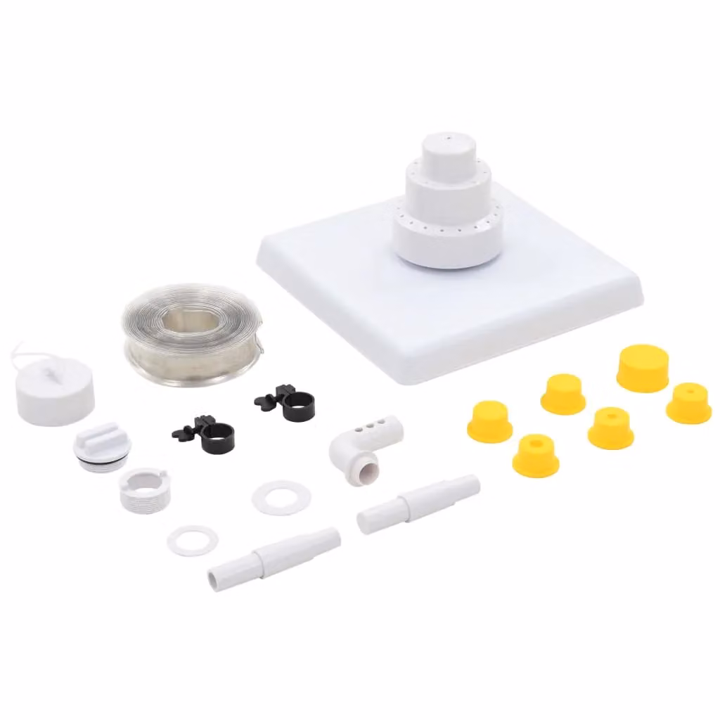 Berkfield Home 13 Piece Pool Grecian Fountain in White – 2