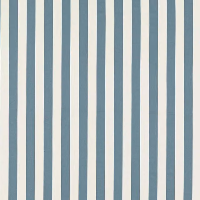 Clarke & Clarke Portland Fabric in Blue and White