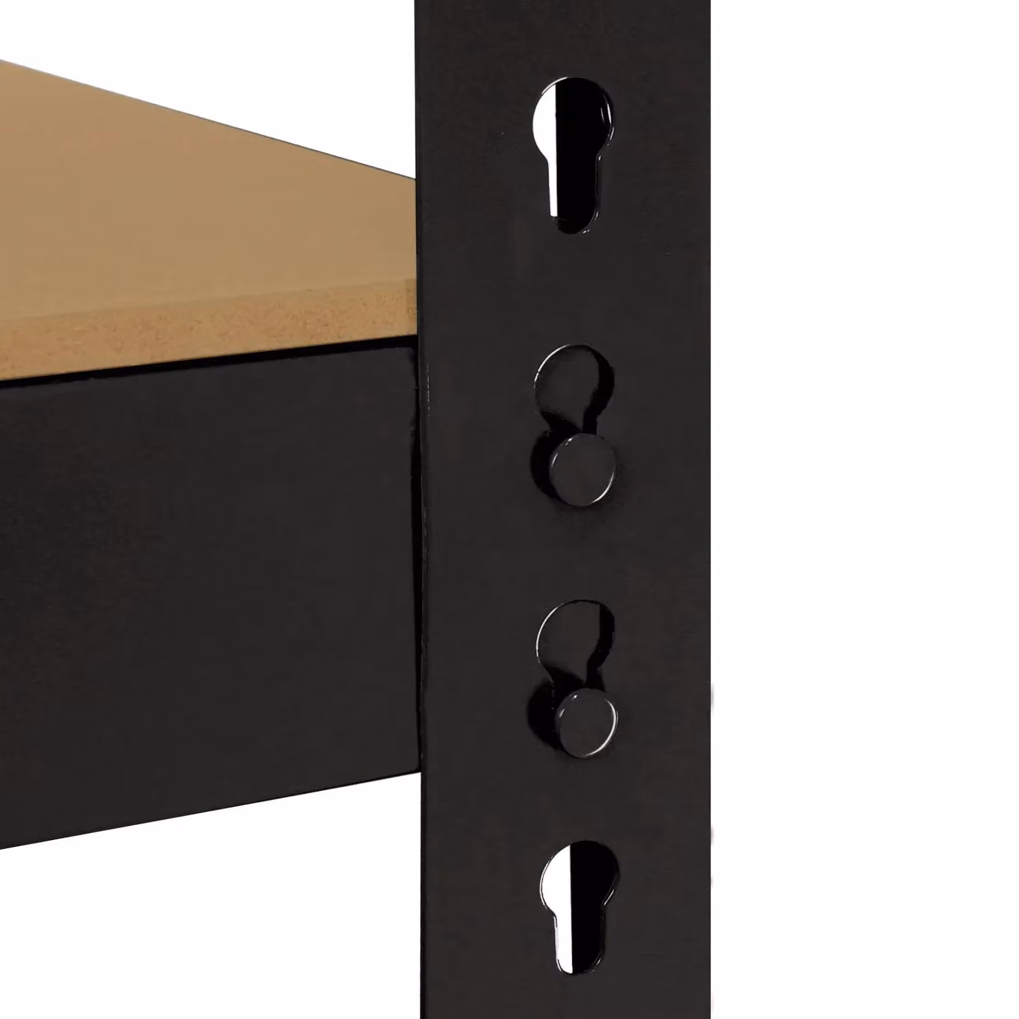 Monstershop Q-Rax Heavy Duty Storage Shelving, Black, W: 160 cm, D: 60 cm, H: 160 cm – 5