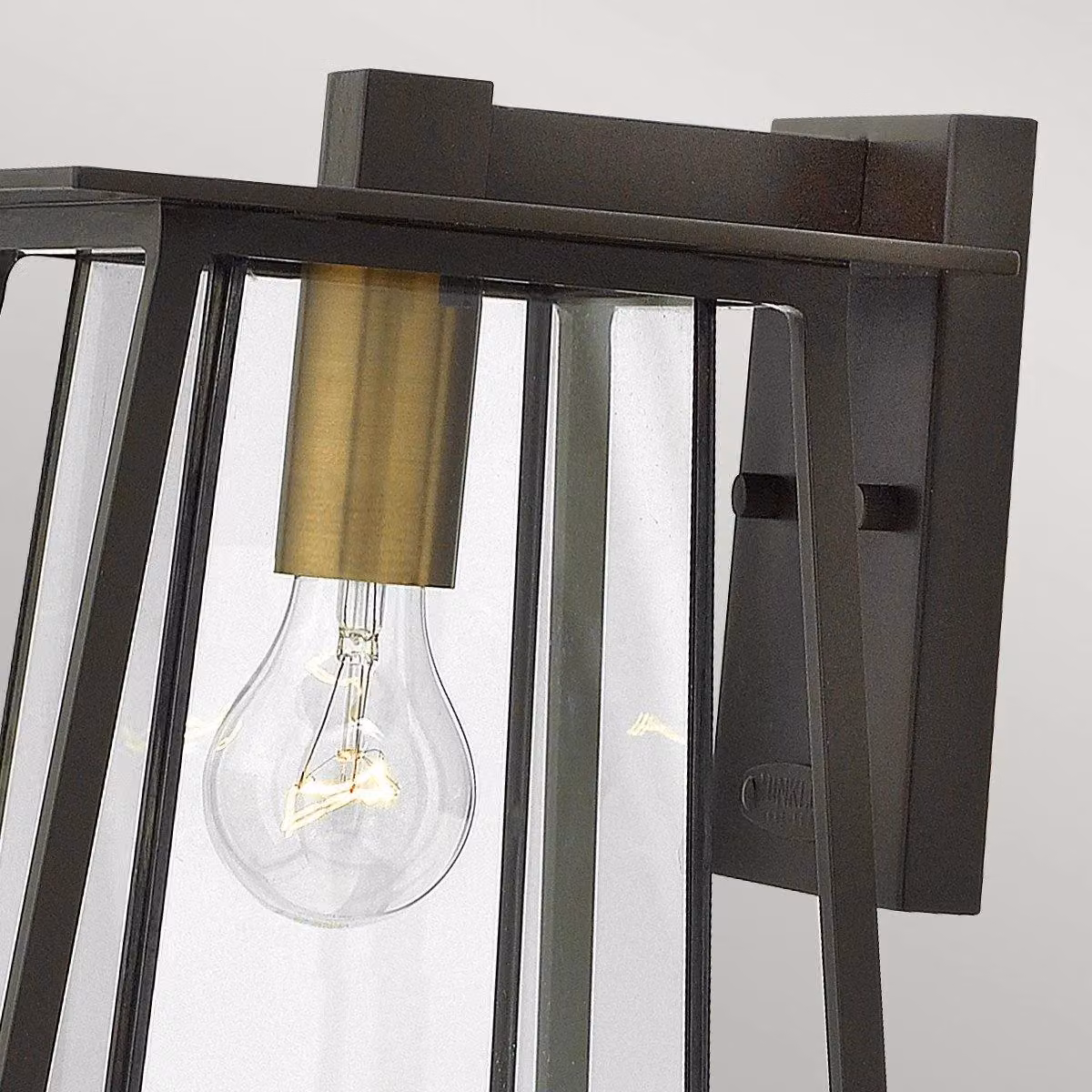 Netlighting Walker Medium Outdoor Wall Lantern in Bronze with E27 Socket and IP44 Rating – 2
