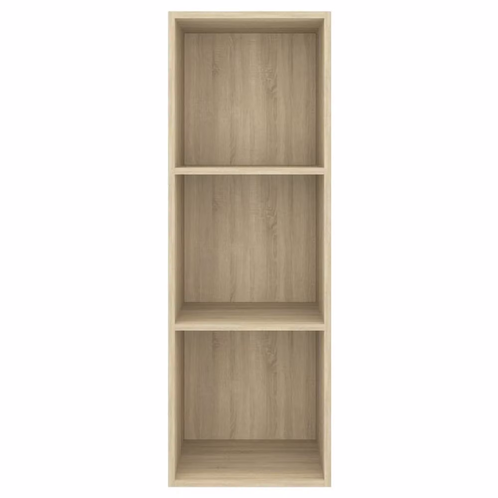 Berkfield Home Wall-mounted TV Cabinet in Sonoma Oak, Light Brown, W/D/H: 37 x 37 x 107 cm – 2
