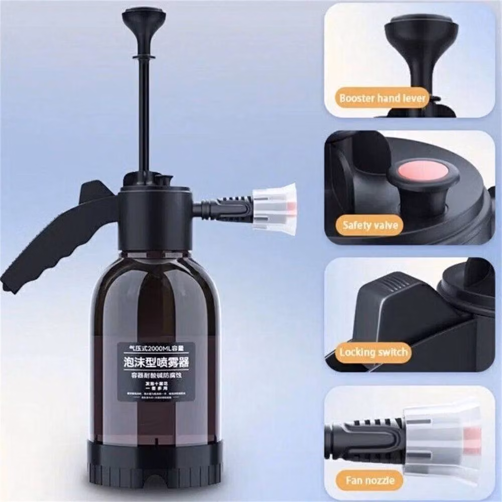 SPETLEK Manual Hand Held Pressure Snow Foam Sprayer in Black – 4