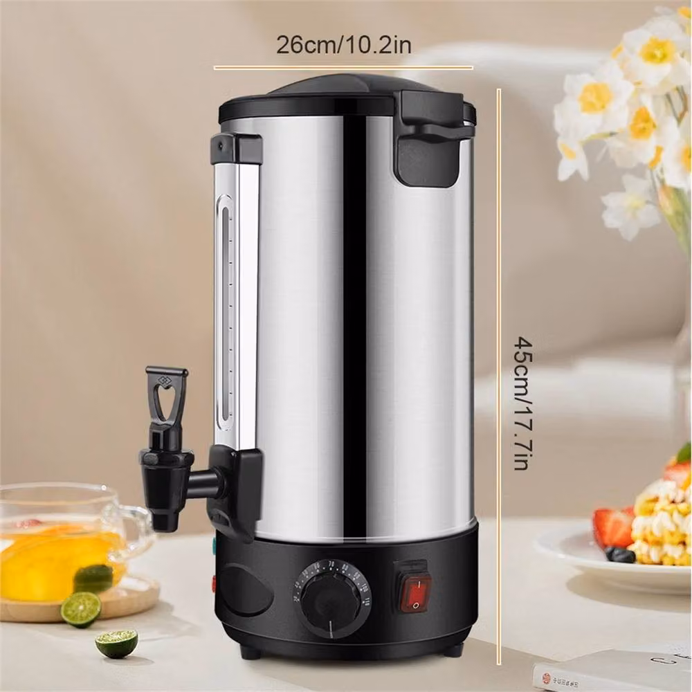 Nordara 10L Stainless Steel Commercial Electric Hot Water Boiler in Silver – 2