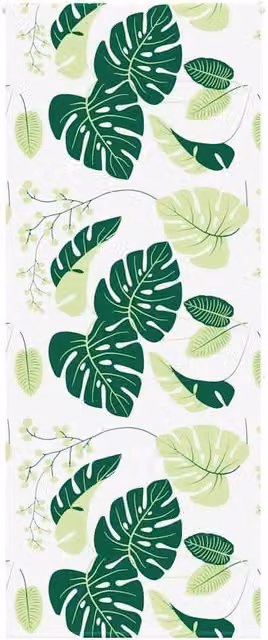 Berkfield Home Green Opaque Shower Roller Blind, W/H: 96 x 240 cm – 1